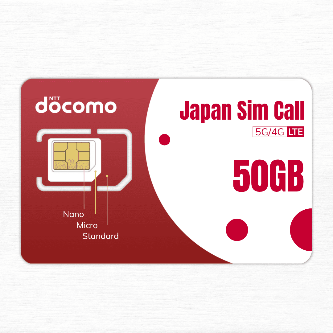 SIM DOCOMO 50GB + VOICE | FREE CALLS 24/24