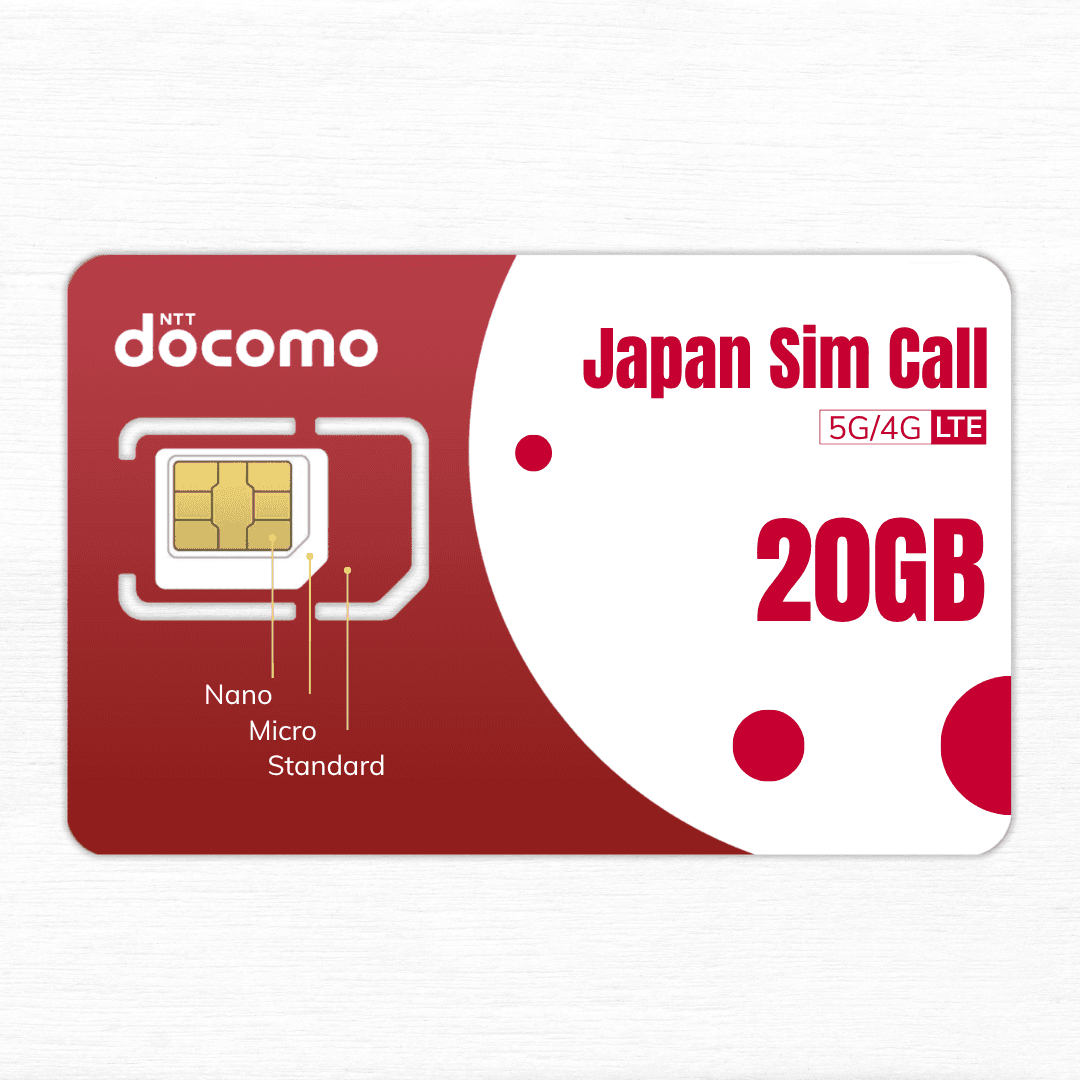 SIM DOCOMO 20GB + VOICE | FREE CALLS 24/24