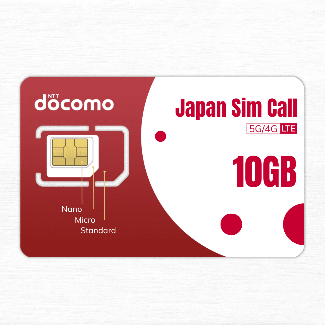 SIM DOCOMO 10GB + VOICE | FREE CALLS 24/24