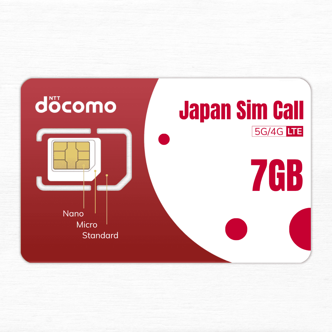 SIM DOCOMO 7GB + VOICE | FREE CALLS 24/24