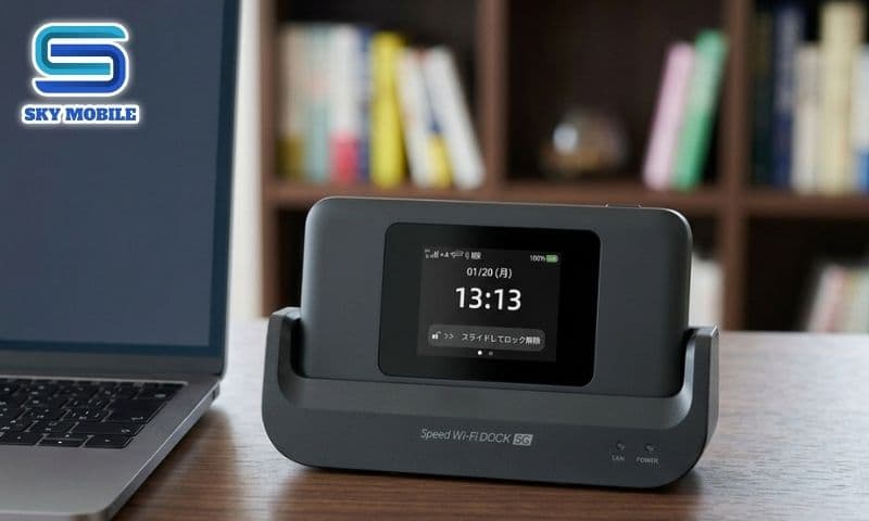 Speed Wi-Fi DOCK 5G 01の使い方を徹底解説|設定から接続まで
